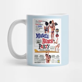 Vintage Movie - Muscle Beach Party Poster Mug